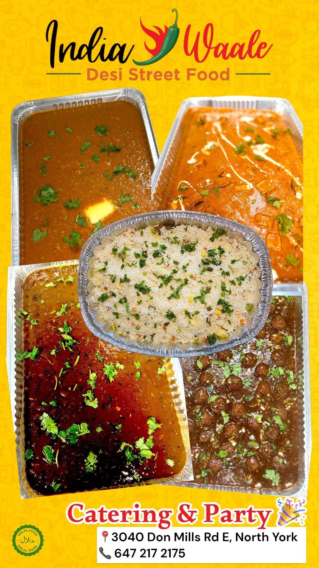 IndiaWaale catering spread