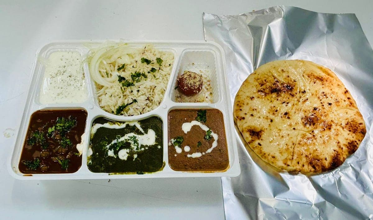 Regular thali feast